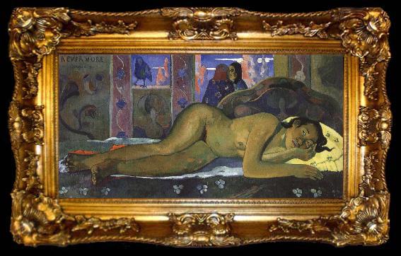 framed  Paul Gauguin Nevermore, ta009-2